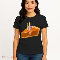 3.14 Happy Pi Day March 14 Birthday Slice Of Pie Women's T-Shirt thumb 4