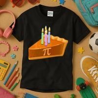 3.14 Happy Pi Day March 14 Birthday Slice Of Pie Kids T-Shirt thumb 3