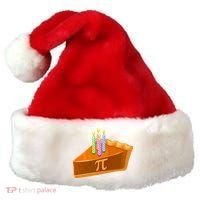 3.14 Happy Pi Day March 14 Birthday Slice Of Pie Santa Hat thumb 0