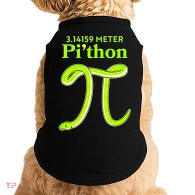 3.14 Meter Pi'thon Python Snake Pi Day March 14 Doggie Tank