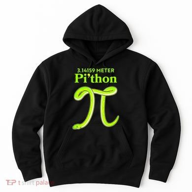 3.14 Meter Pi'thon Python Snake Pi Day March 14 Hoodie