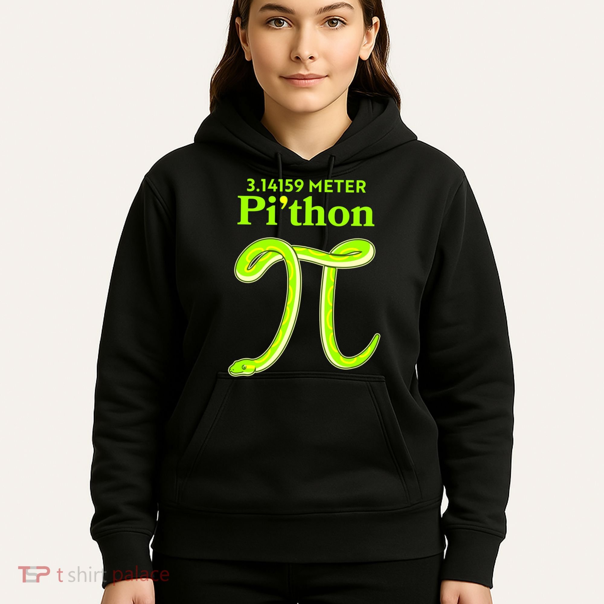 3.14 Meter Pi'thon Python Snake Pi Day March 14 Hoodie