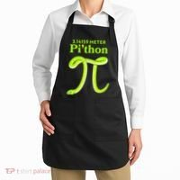 3.14 Meter Pi'thon Python Snake Pi Day March 14 Apron thumb 2