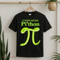 3.14 Meter Pi'thon Python Snake Pi Day March 14 T-Shirt thumb 2