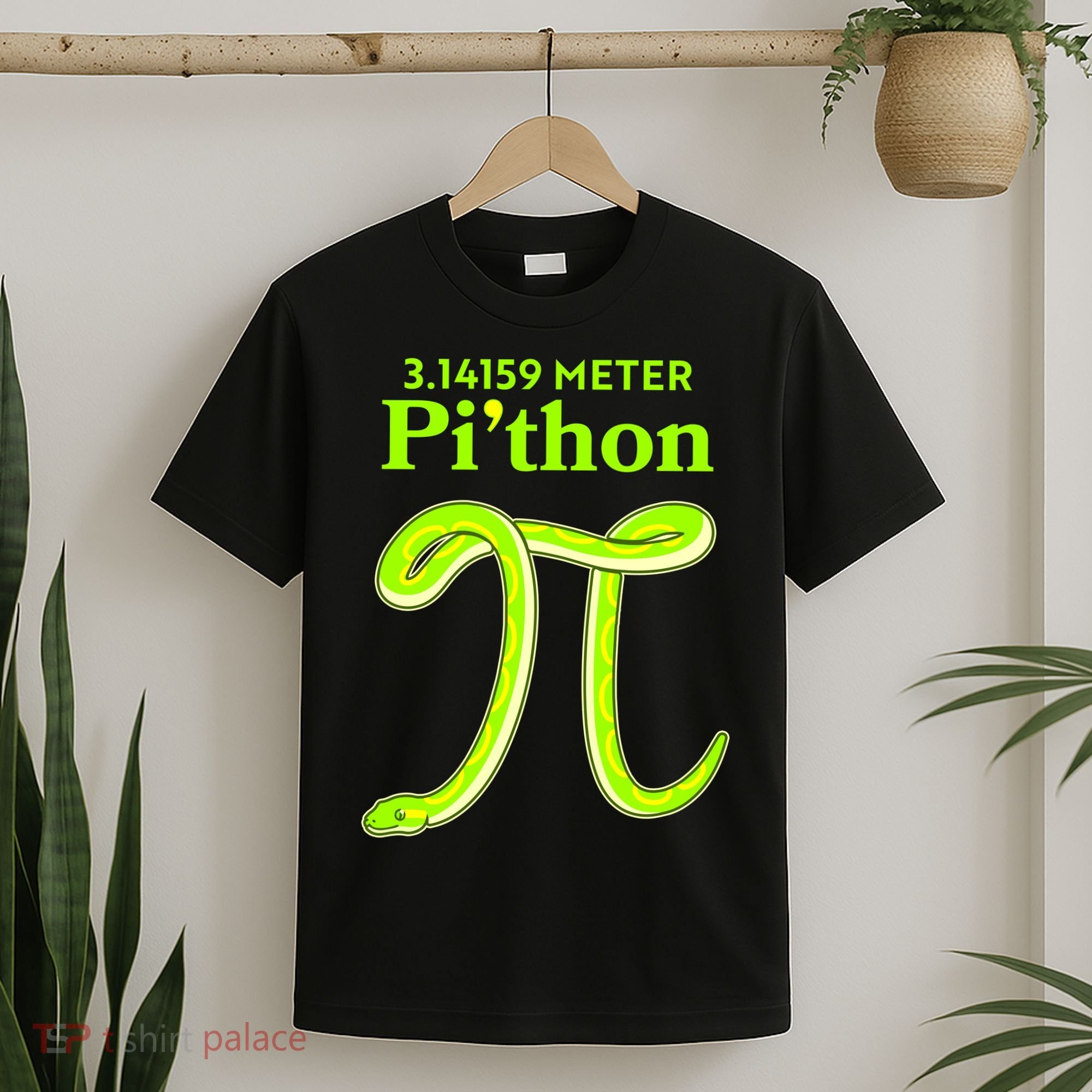 3.14 Meter Pi'thon Python Snake Pi Day March 14 T-Shirt