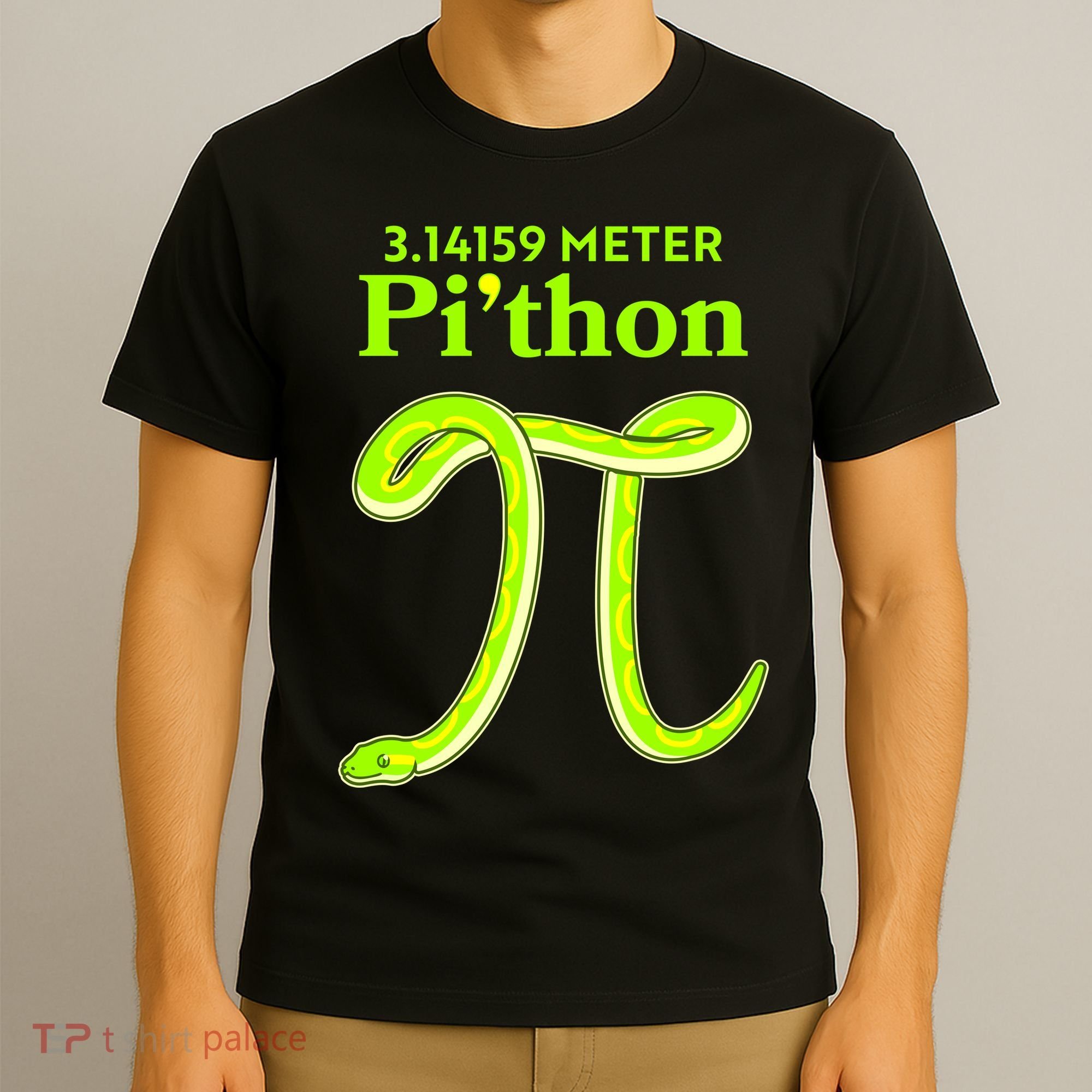 3.14 Meter Pi'thon Python Snake Pi Day March 14 T-Shirt