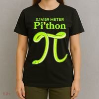 3.14 Meter Pi'thon Python Snake Pi Day March 14 T-Shirt thumb 4