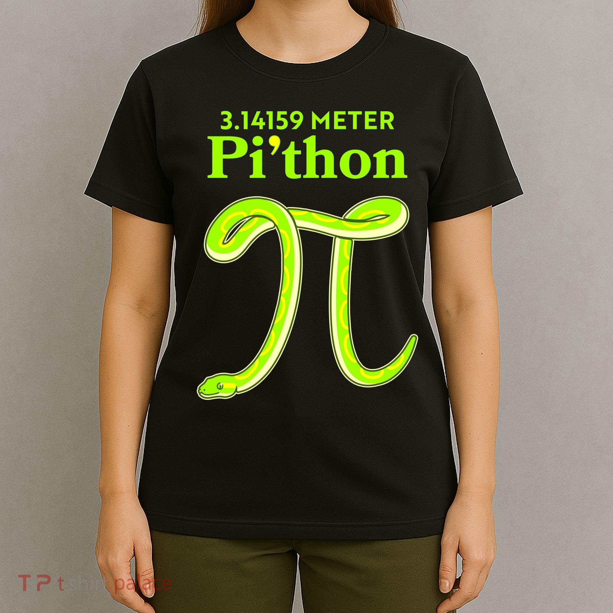 3.14 Meter Pi'thon Python Snake Pi Day March 14 T-Shirt