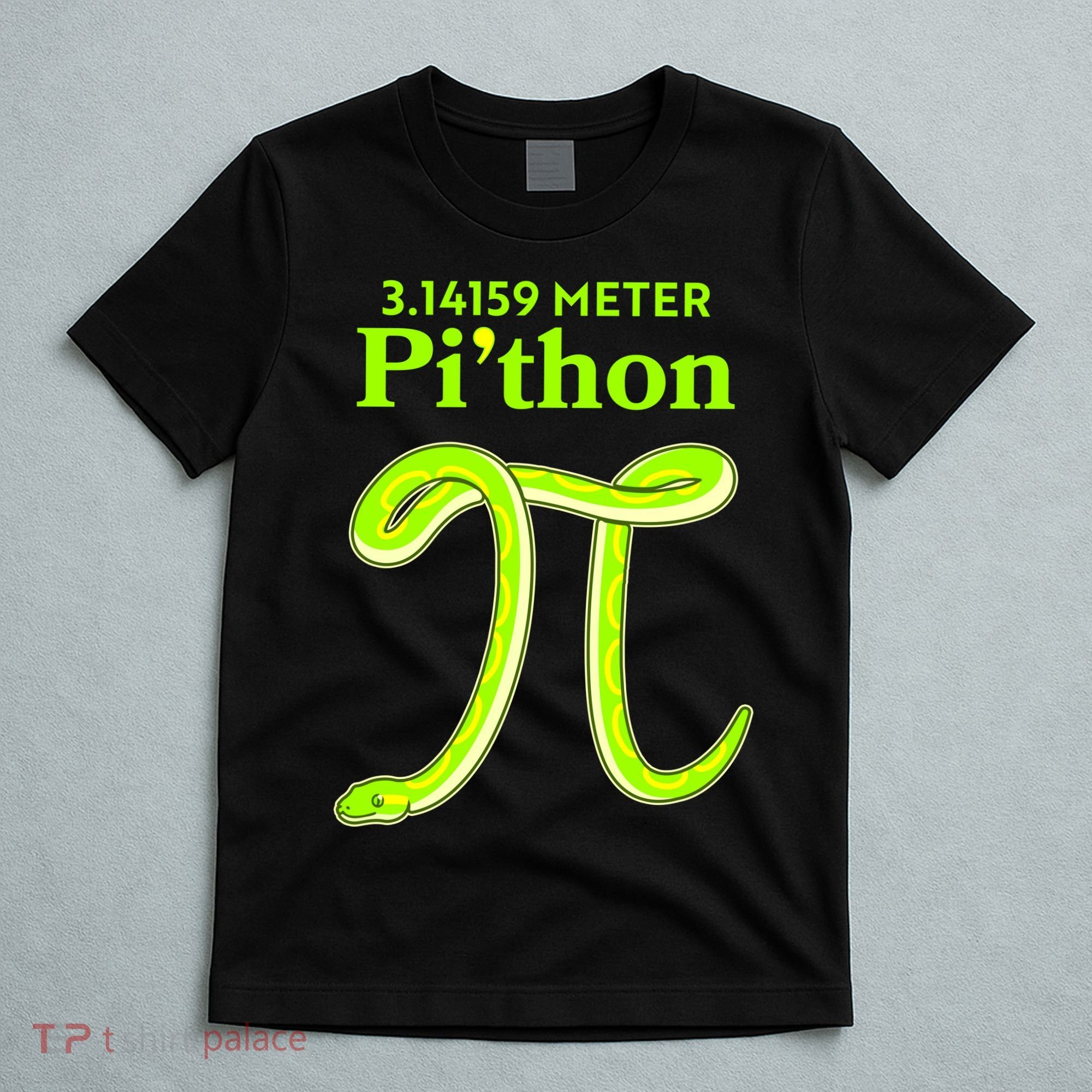 3.14 Meter Pi'thon Python Snake Pi Day March 14 T-Shirt
