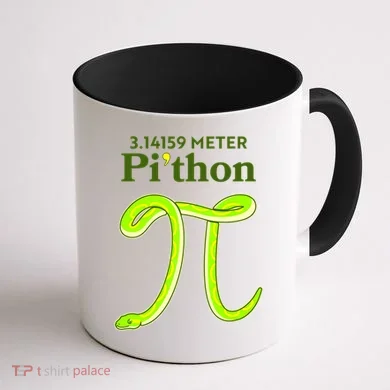 3.14 Meter Pi'thon Python Snake Pi Day March 14 Coffee Mug back