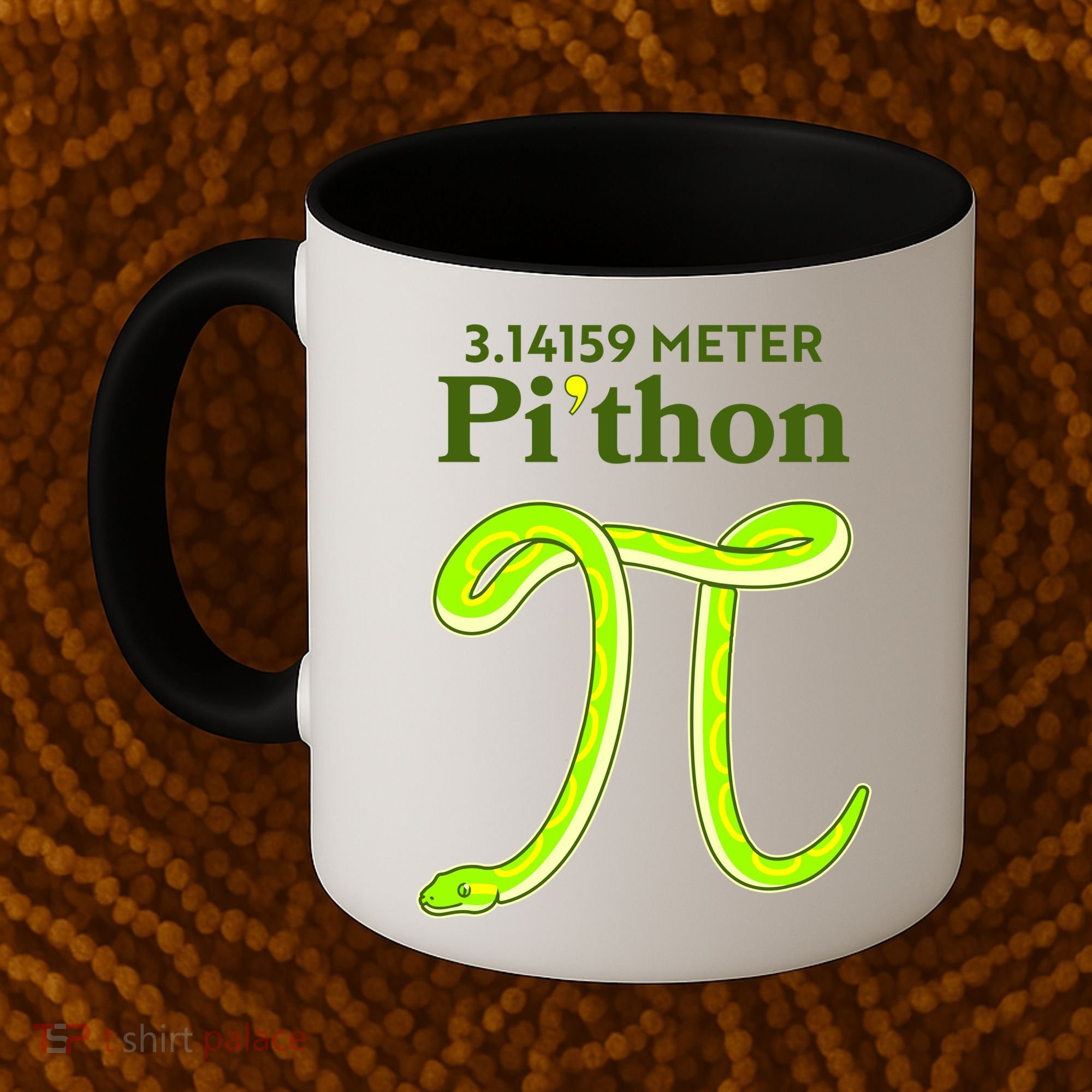 3.14 Meter Pi'thon Python Snake Pi Day March 14 Coffee Mug