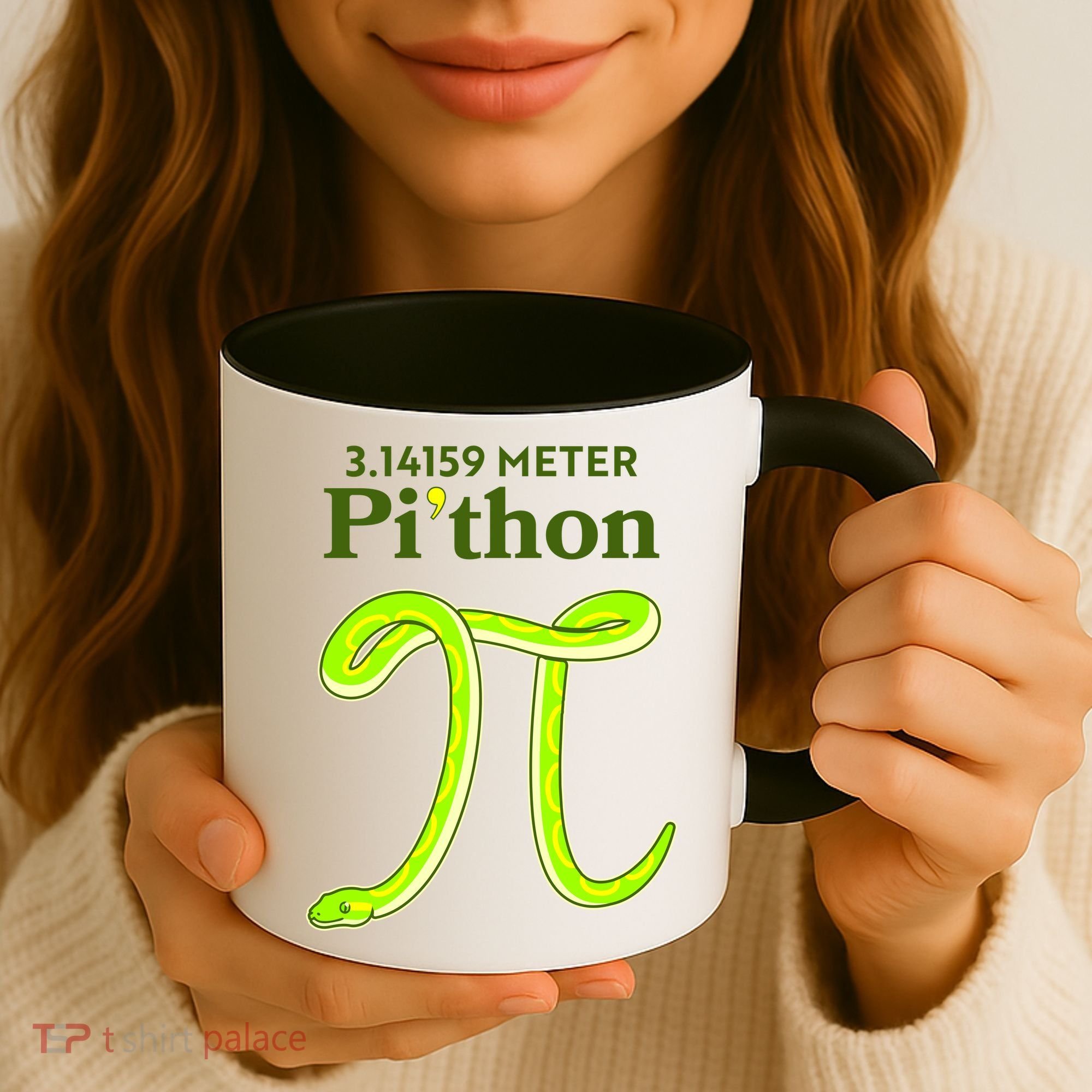 3.14 Meter Pi'thon Python Snake Pi Day March 14 Coffee Mug