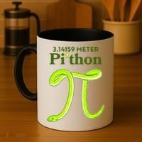 3.14 Meter Pi'thon Python Snake Pi Day March 14 Coffee Mug thumb 4