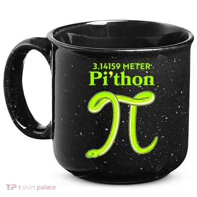 3.14 Meter Pi'thon Python Snake Pi Day March 14 15oz Campfire Ceramic Mug