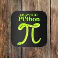 3.14 Meter Pi'thon Python Snake Pi Day March 14 Coaster thumb 0