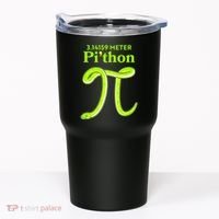 3.14 Meter Pi'thon Python Snake Pi Day March 14 Tumbler thumb 0