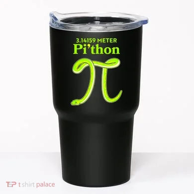 3.14 Meter Pi'thon Python Snake Pi Day March 14 Tumbler