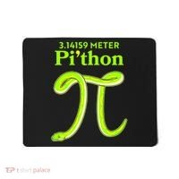 3.14 Meter Pi'thon Python Snake Pi Day March 14 Mousepad thumb 0