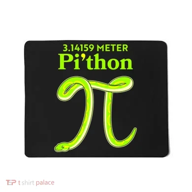 3.14 Meter Pi'thon Python Snake Pi Day March 14 Mousepad