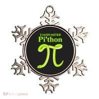 3.14 Meter Pi'thon Python Snake Pi Day March 14 Ornament thumb 0