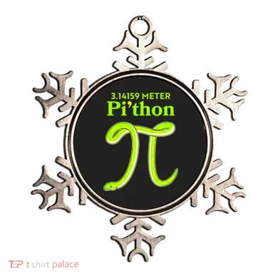 3.14 Meter Pi'thon Python Snake Pi Day March 14 Ornament