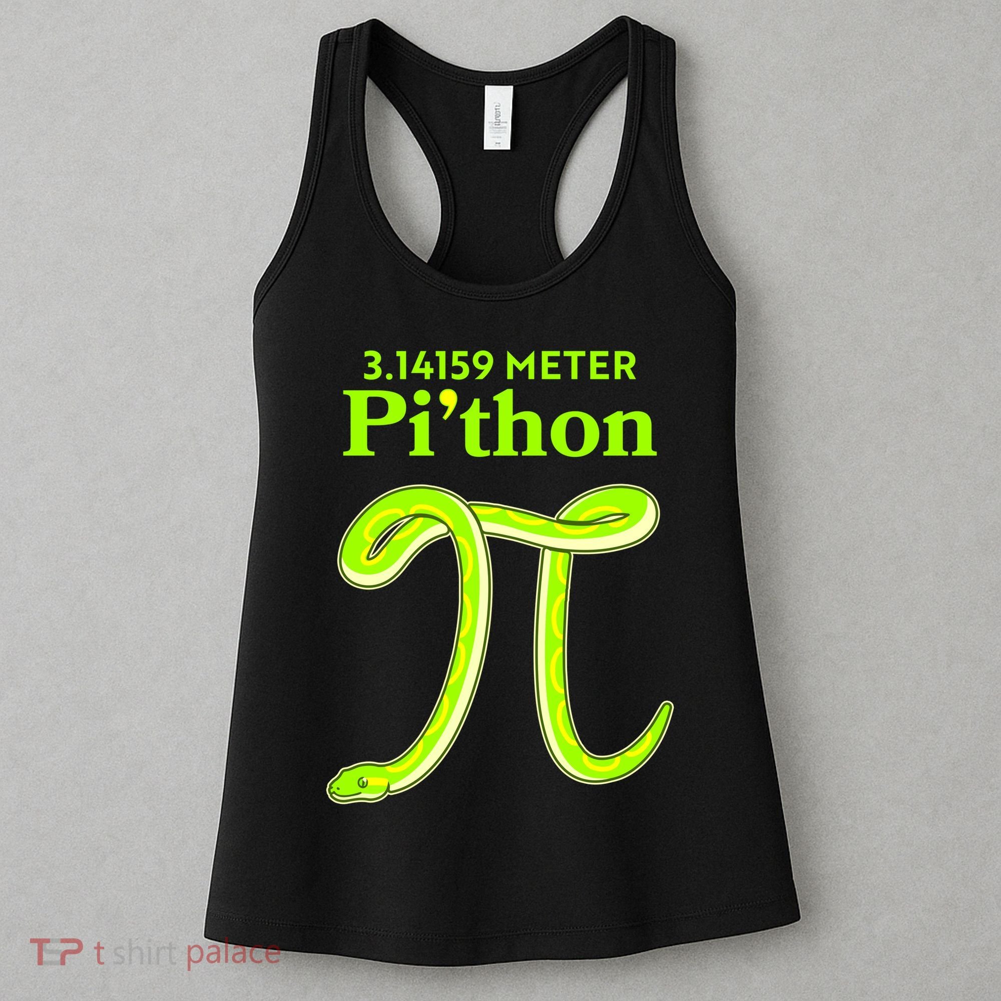 3.14 Meter Pi'thon Python Snake Pi Day March 14 Women's Tank Top