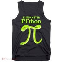 3.14 Meter Pi'thon Python Snake Pi Day March 14 Tank Top thumb 0