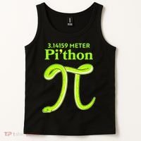 3.14 Meter Pi'thon Python Snake Pi Day March 14 Tank Top thumb 2