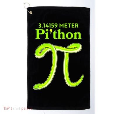 3.14 Meter Pi'thon Python Snake Pi Day March 14 Golf Towel