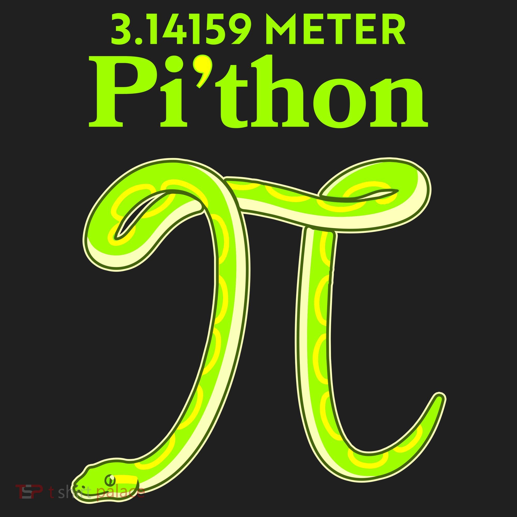 3.14 Meter Pi'thon Python Snake Pi Day March 14 Golf Towel