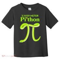 3.14 Meter Pi'thon Python Snake Pi Day March 14 Toddler T-Shirt thumb 0