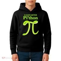 3.14 Meter Pi'thon Python Snake Pi Day March 14 Kids Hoodie thumb 4