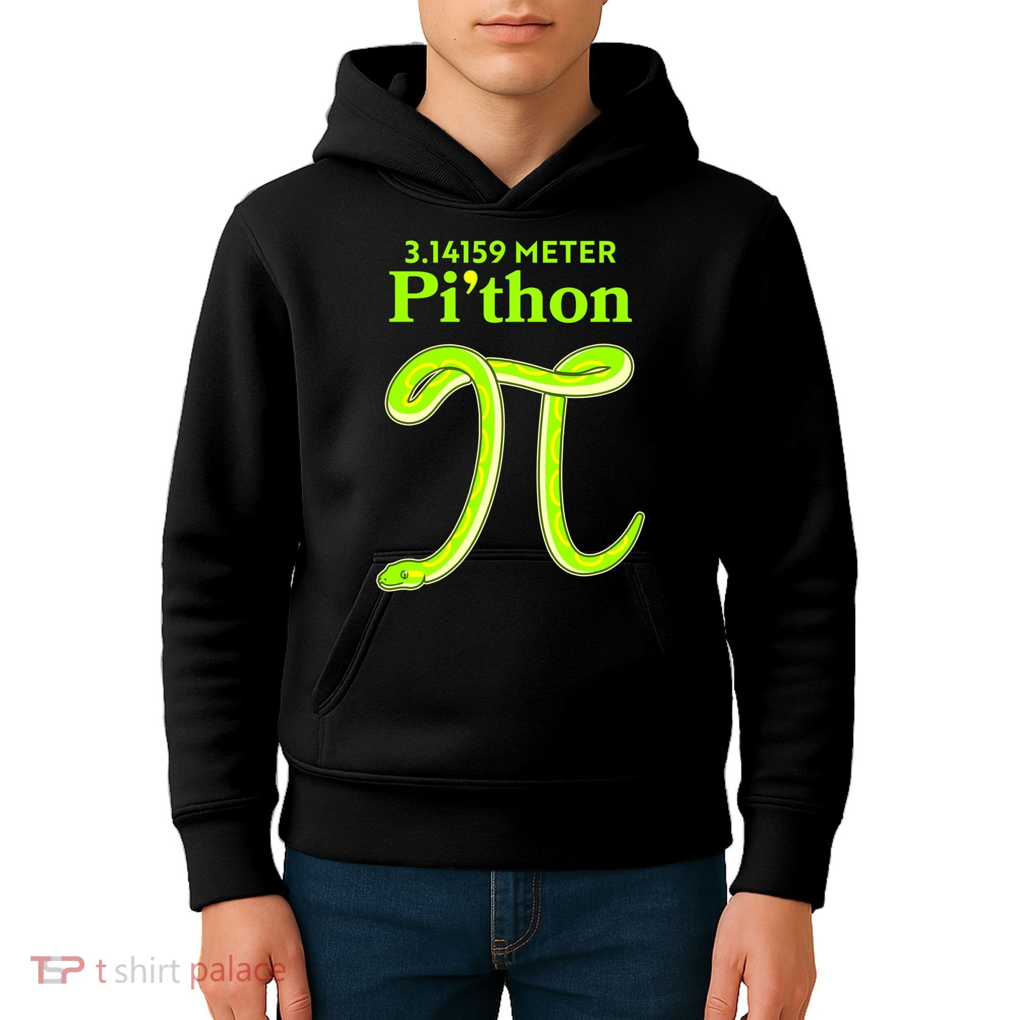 3.14 Meter Pi'thon Python Snake Pi Day March 14 Kids Hoodie