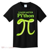 3.14 Meter Pi'thon Python Snake Pi Day March 14 Kids T-Shirt thumb 0
