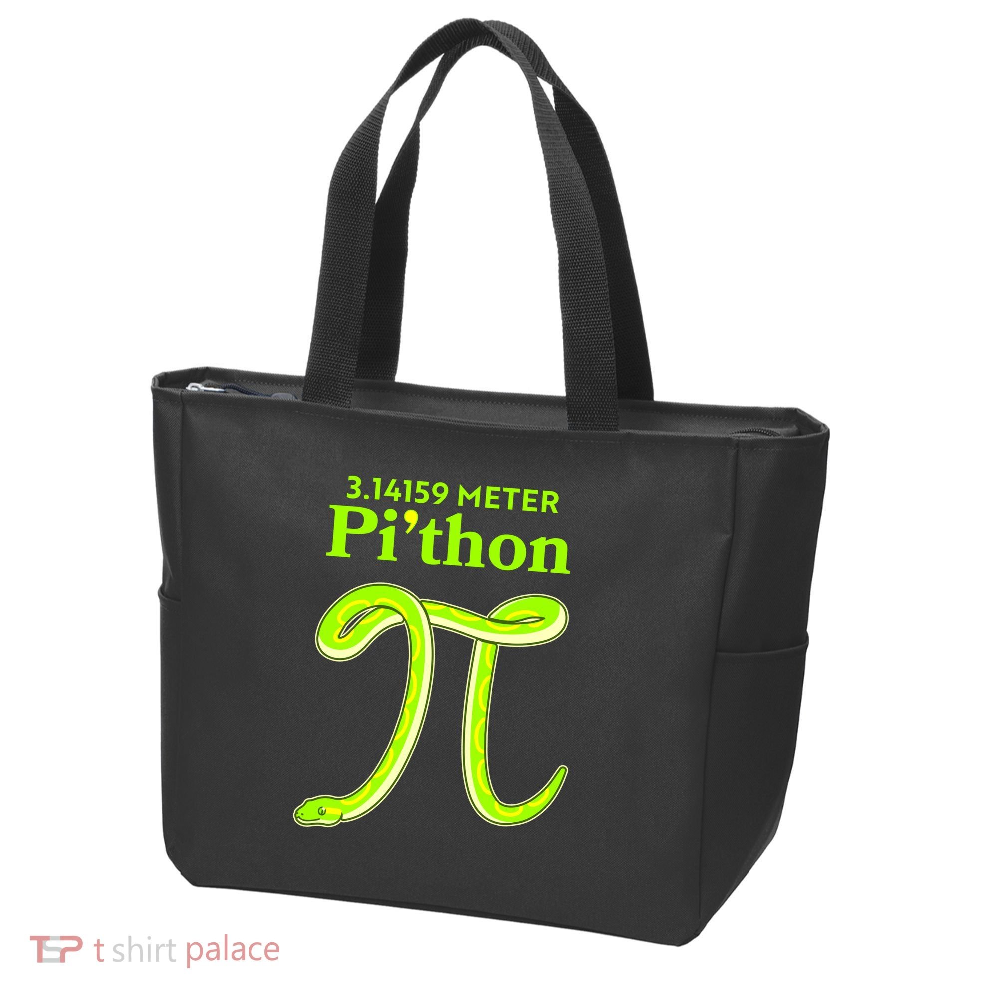 3.14 Meter Pi'thon Python Snake Pi Day March 14 Tote Bag