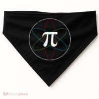 3.14 National Pi Day Numbers Science Symbol USA-Made Doggie Bandana thumb 0