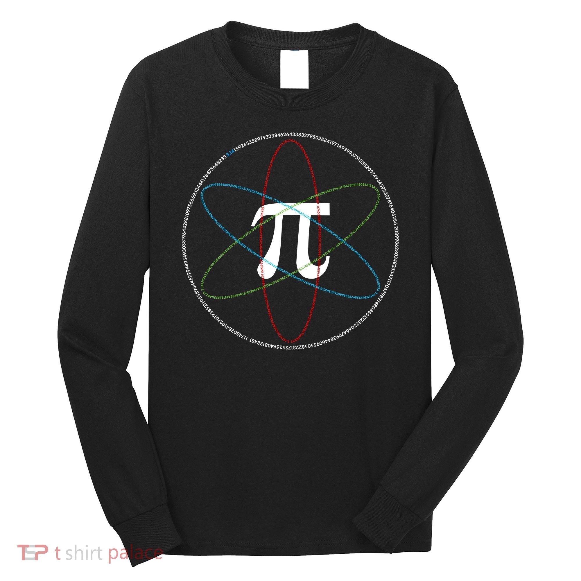 3.14 National Pi Day Numbers Science Symbol Long Sleeve Shirt