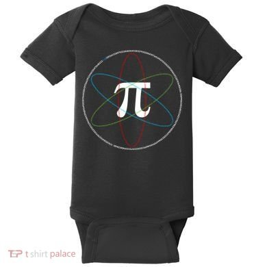3.14 National Pi Day Numbers Science Symbol Baby Bodysuit