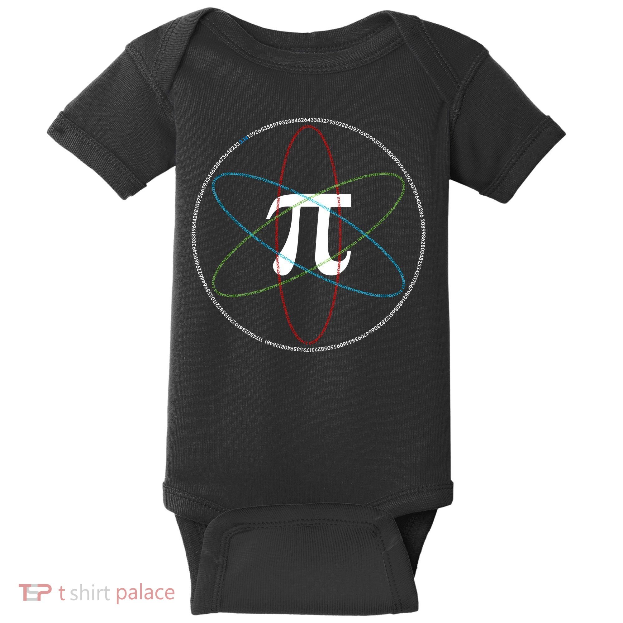 3.14 National Pi Day Numbers Science Symbol Baby Bodysuit