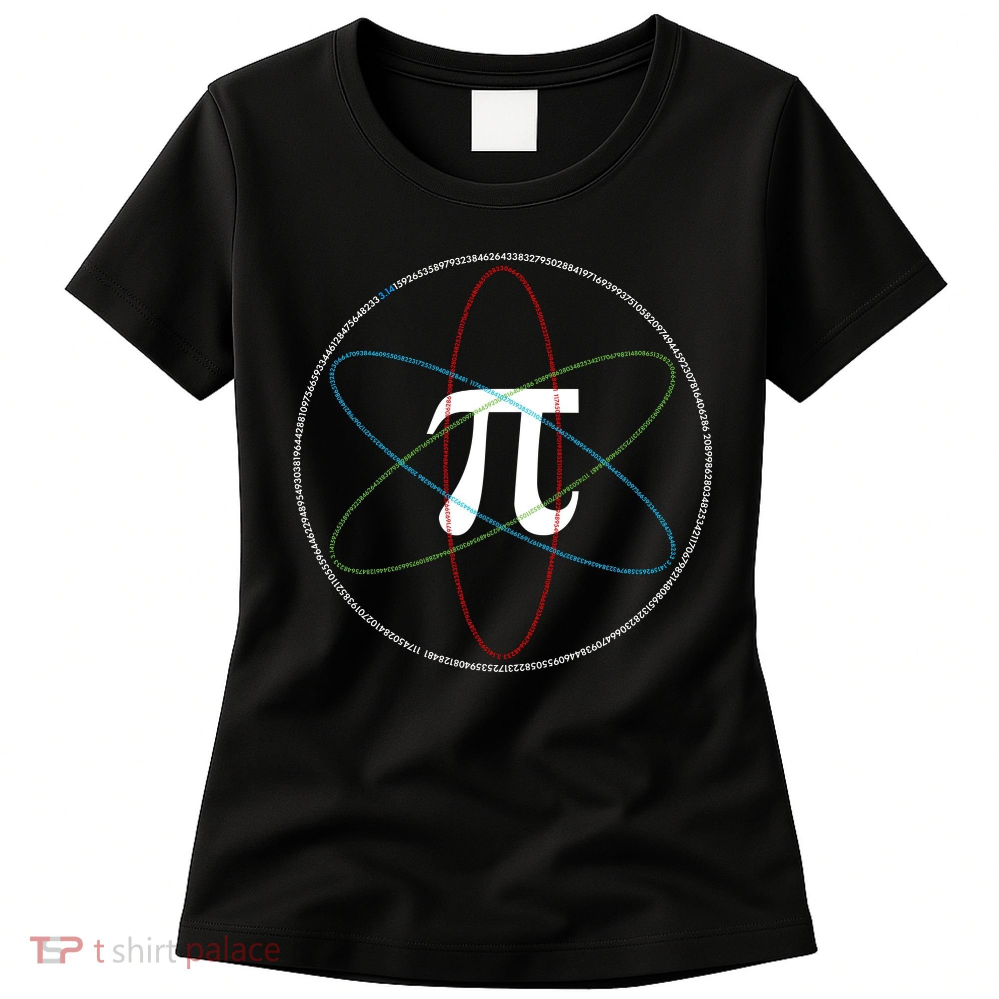 3.14 National Pi Day Numbers Science Symbol Women's T-Shirt