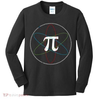 3.14 National Pi Day Numbers Science Symbol Kids Long Sleeve Shirt