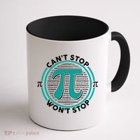 3.14 Pi Day Can't Stop Pi Won't Stop Coffee Mug thumb 1