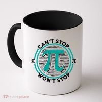 3.14 Pi Day Can't Stop Pi Won't Stop Coffee Mug thumb 0