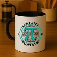 3.14 Pi Day Can't Stop Pi Won't Stop Coffee Mug thumb 4