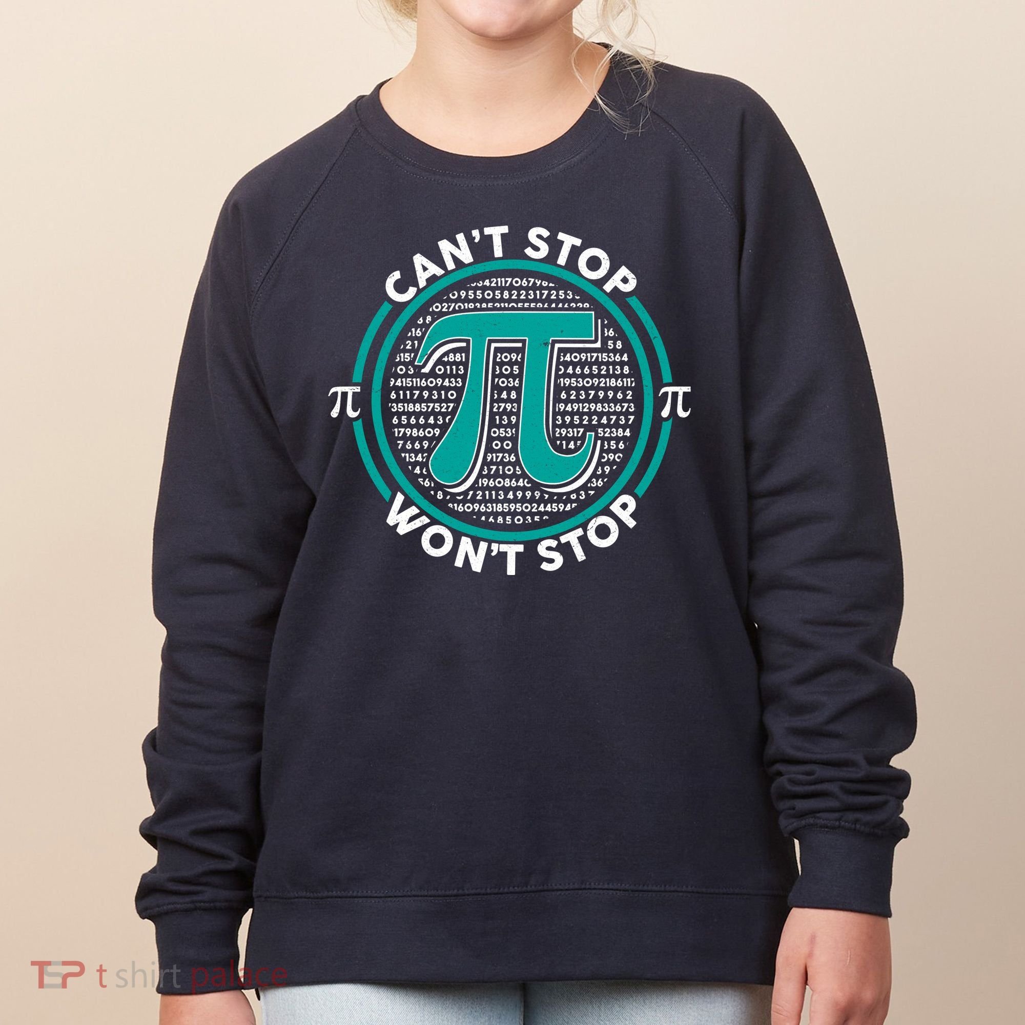 3.14 Pi Day Can't Stop Pi Won't Stop Women's Sweatshirt