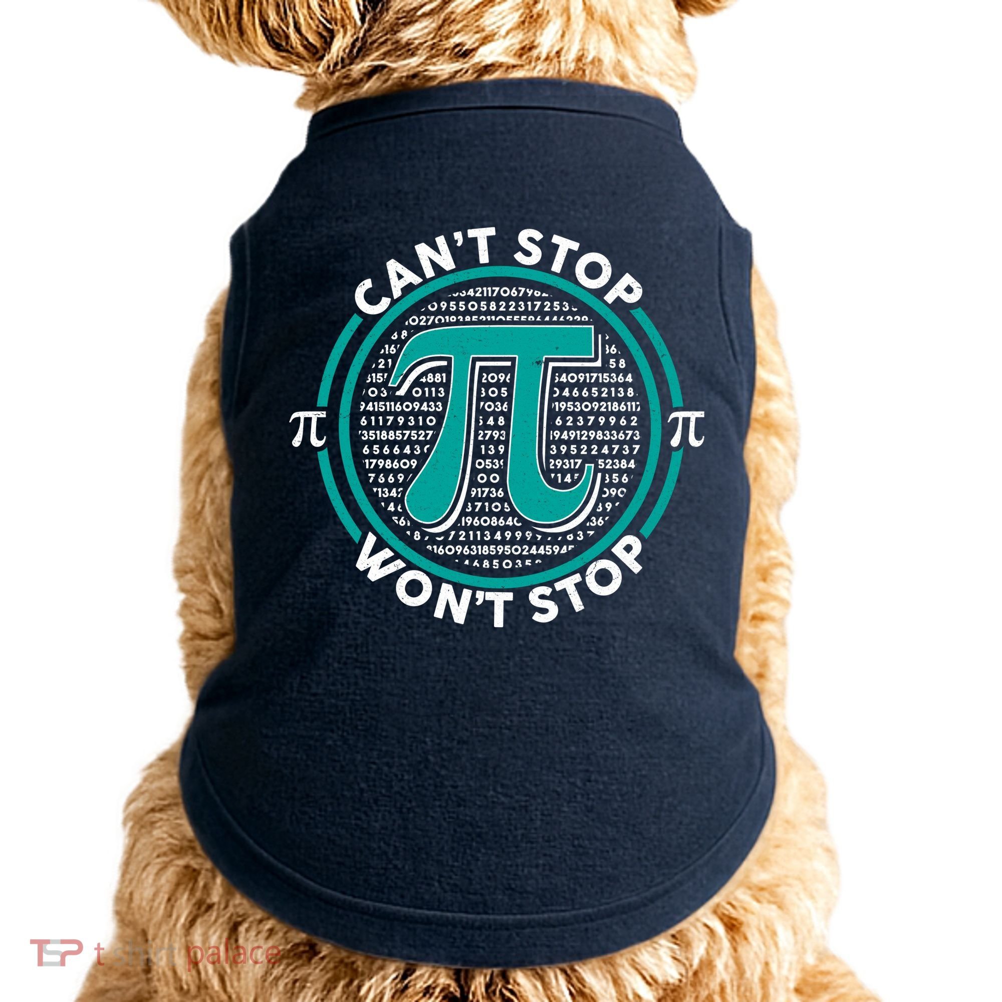 3.14 Pi Day Can't Stop Pi Won't Stop Doggie Tank