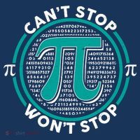 3.14 Pi Day Can't Stop Pi Won't Stop Coaster thumb 2