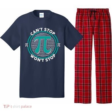 3.14 Pi Day Can't Stop Pi Won't Stop Pajama Set