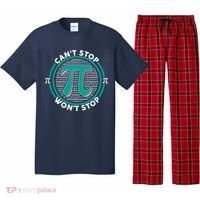 3.14 Pi Day Can't Stop Pi Won't Stop Pajama Set thumb 0