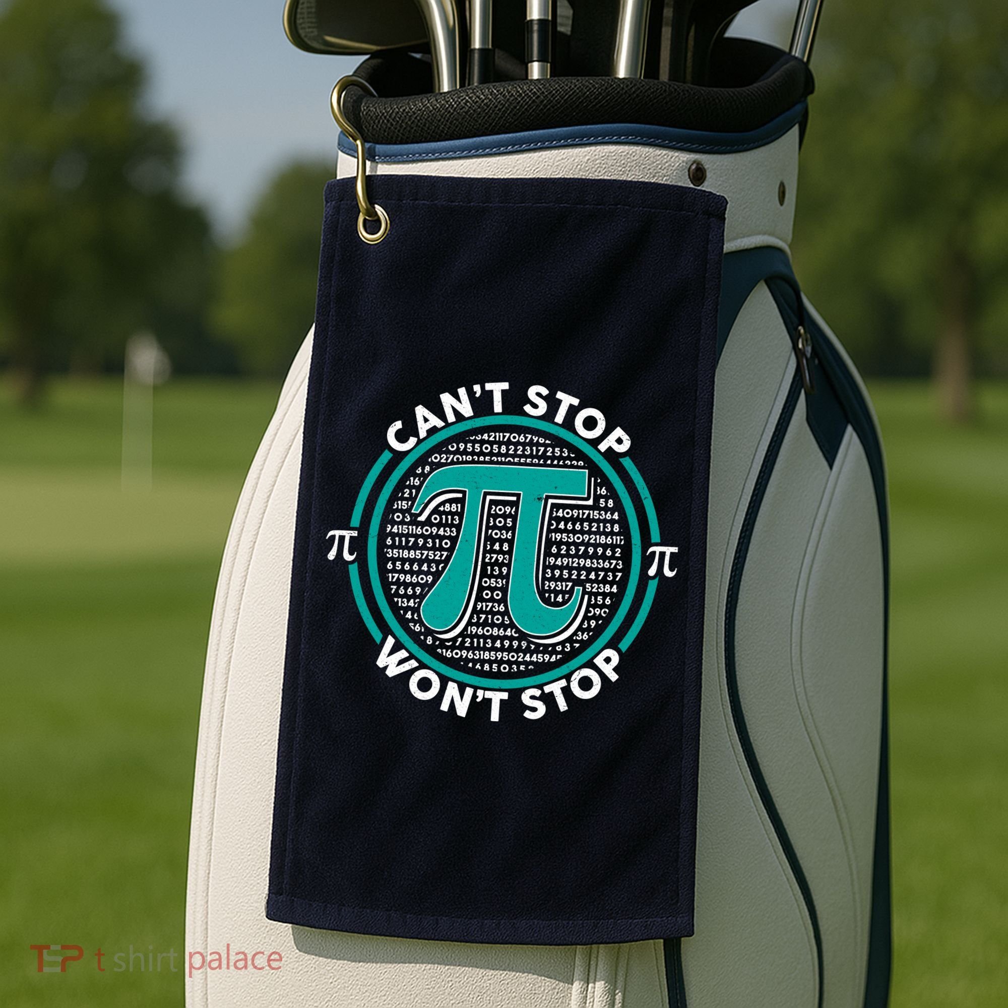 3.14 Pi Day Can't Stop Pi Won't Stop Golf Towel